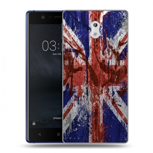 Дизайнерский пластиковый чехол для Nokia 3 Флаг Британии