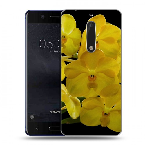 Дизайнерский пластиковый чехол для Nokia 5 Орхидеи