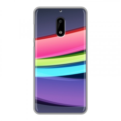 Дизайнерский пластиковый чехол для Nokia 6 Красочные абстракции