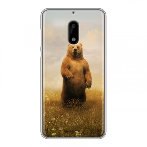 Дизайнерский пластиковый чехол для Nokia 6 Медведи