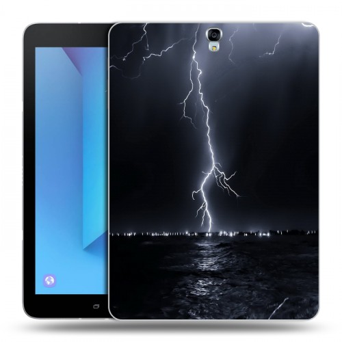 Дизайнерский силиконовый чехол для Samsung Galaxy Tab S3 Молния