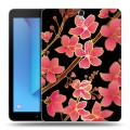 Дизайнерский силиконовый чехол для Samsung Galaxy Tab S3 Люксовые цветы