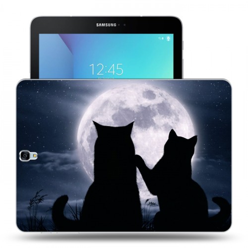 Дизайнерский силиконовый чехол для Samsung Galaxy Tab S3 Кошки 