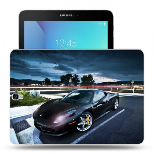 Дизайнерский силиконовый чехол для Samsung Galaxy Tab S3 ferrari