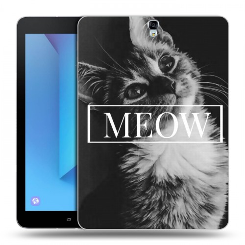 Дизайнерский силиконовый чехол для Samsung Galaxy Tab S3 Коты