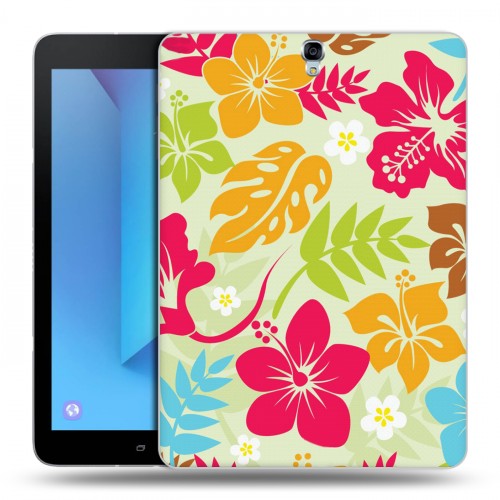 Дизайнерский силиконовый чехол для Samsung Galaxy Tab S3 Гавайские Шаблоны