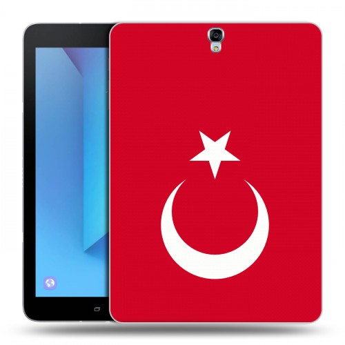 Дизайнерский силиконовый чехол для Samsung Galaxy Tab S3 Флаг Турции