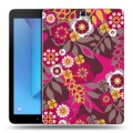 Дизайнерский силиконовый чехол для Samsung Galaxy Tab S3 Цветочные паттерны