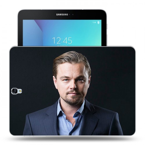 Дизайнерский силиконовый чехол для Samsung Galaxy Tab S3 Леонардо Дикаприо
