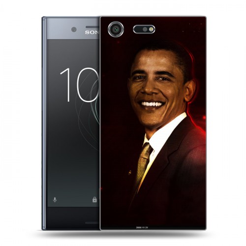 Дизайнерский силиконовый чехол для Sony Xperia XZ Premium Барак Обама
