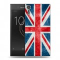 Дизайнерский пластиковый чехол для Sony Xperia XZs Флаг Британии