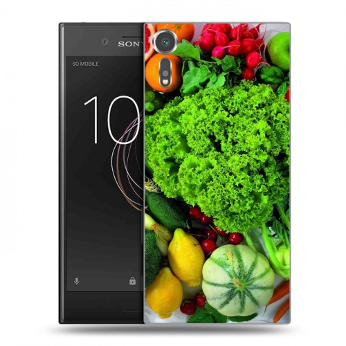 Дизайнерский пластиковый чехол для Sony Xperia XZs Овощи