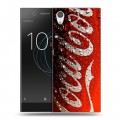 Дизайнерский силиконовый чехол для Sony Xperia XA1 Coca-cola