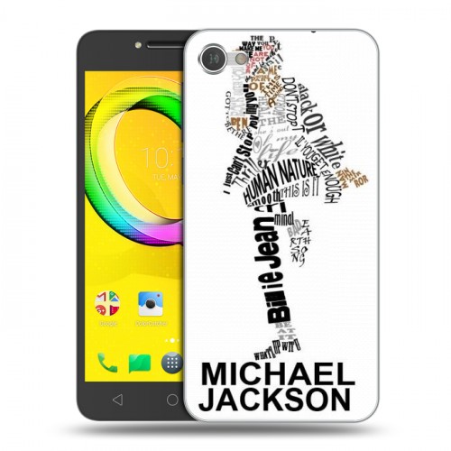 Дизайнерский силиконовый чехол для Alcatel A5 LED Майкл Джексон