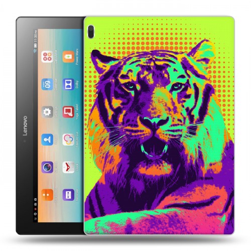 Дизайнерский силиконовый чехол для Lenovo Tab 4 10 Животный поп-арт