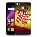 Дизайнерский силиконовый с усиленными углами чехол для Xiaomi RedMi 4X флаг Испании