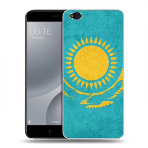 Дизайнерский пластиковый чехол для Xiaomi Mi5C Флаг Казахстана