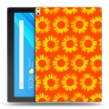 Дизайнерский силиконовый чехол для Lenovo Tab 4 10 Plus Монохромные цветы