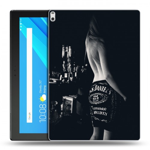 Дизайнерский силиконовый чехол для Lenovo Tab 4 10 Plus Jack Daniels