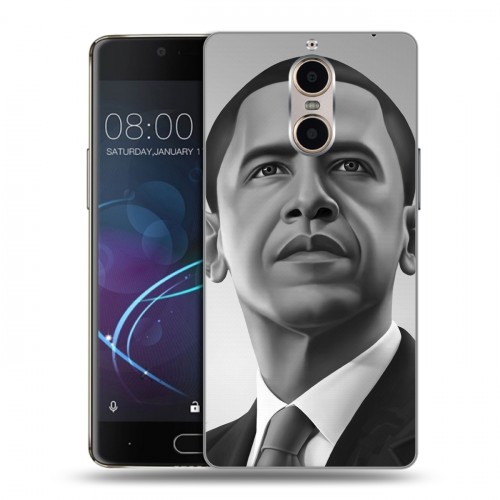 Дизайнерский силиконовый чехол для Doogee Shoot 1 Барак Обама