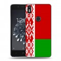 Дизайнерский силиконовый чехол для BQ Aquaris X5 Plus Флаг Белоруссии