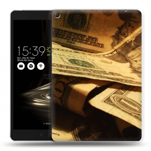 Дизайнерский силиконовый чехол для Asus ZenPad 3S 10 LTE Текстуры денег