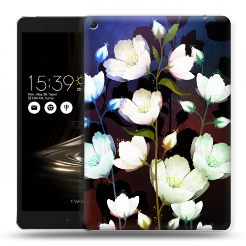 Дизайнерский силиконовый чехол для Asus ZenPad 3S 10 LTE Органические цветы