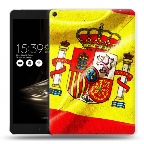 Дизайнерский силиконовый чехол для Asus ZenPad 3S 10 LTE Флаг Испании