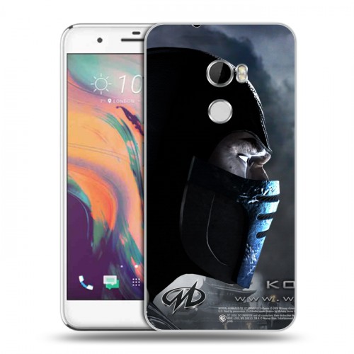 Дизайнерский пластиковый чехол для HTC One X10 Mortal Combat