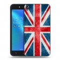 Дизайнерский силиконовый чехол для Asus ZenFone Live Флаг Британии