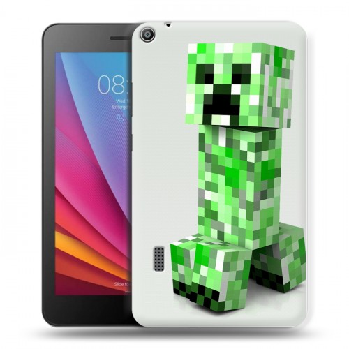 Дизайнерский силиконовый чехол для Huawei MediaPad T3 7 Minecraft