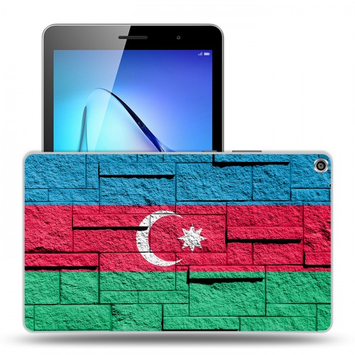 Дизайнерский силиконовый чехол для Huawei MediaPad T3 8 Флаг Азербайджана