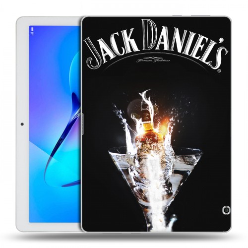 Дизайнерский силиконовый чехол для Huawei MediaPad T3 10 Jack Daniels