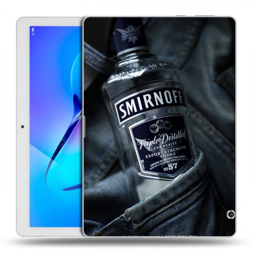 Дизайнерский силиконовый чехол для Huawei MediaPad T3 10 Smirnoff