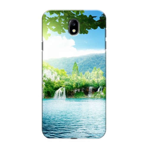 Дизайнерский пластиковый чехол для Samsung Galaxy J7 (2017) водопады