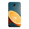 Дизайнерский силиконовый с усиленными углами чехол для Samsung Galaxy J7 (2017) Апельсины