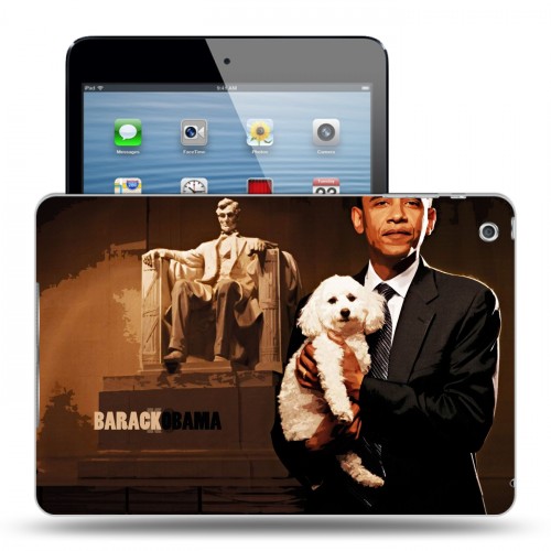 Дизайнерский силиконовый чехол для Ipad Mini Барак Обама