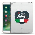 Полупрозрачный дизайнерский пластиковый чехол для Ipad Pro 12.9 (2017) Флаг Италии