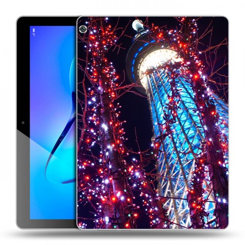 Дизайнерский силиконовый чехол для Huawei MediaPad M3 Lite 10 Токио