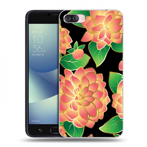 Дизайнерский пластиковый чехол для Asus ZenFone 4 Max Люксовые цветы