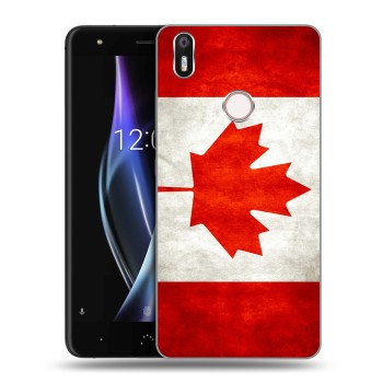 Дизайнерский силиконовый чехол для BQ Aquaris X Флаг Канады (на заказ)
