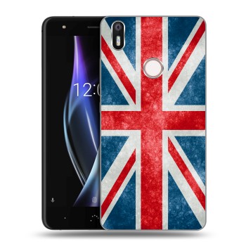 Дизайнерский силиконовый чехол для BQ Aquaris X Флаг Британии (на заказ)