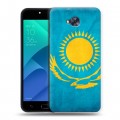 Дизайнерский пластиковый чехол для ASUS ZenFone 4 Selfie Флаг Казахстана