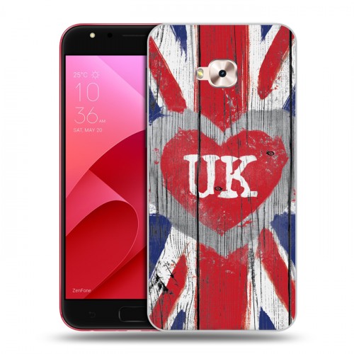 Дизайнерский пластиковый чехол для ASUS ZenFone 4 Selfie Pro British love