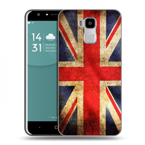 Дизайнерский пластиковый чехол для Doogee Y6 Флаг Британии