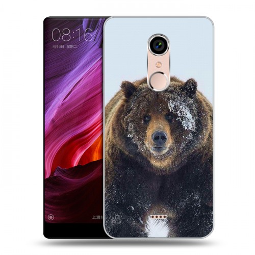 Дизайнерский силиконовый чехол для BQ Strike Selfie Max Медведь