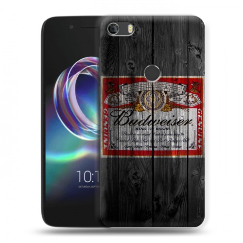 Дизайнерский силиконовый чехол для Alcatel Idol 5 Budweiser