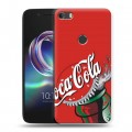 Дизайнерский силиконовый чехол для Alcatel Idol 5 Coca-cola