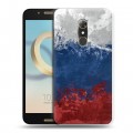 Дизайнерский силиконовый чехол для Alcatel A7 Российский флаг