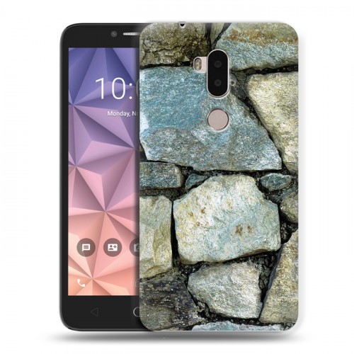Дизайнерский силиконовый чехол для Alcatel A7 XL Текстура камня